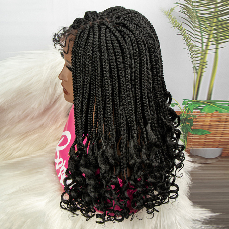 Acoperire pentru cap cu dantelă frontală, fir rezistent la temperaturi înalte, stil exotic, origine Henan