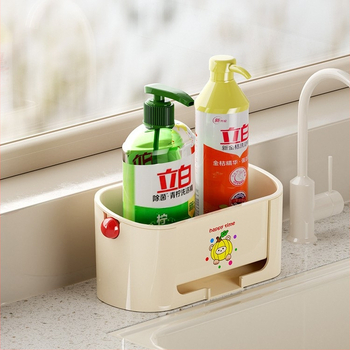 Shizhou πλαστικό ράφι αποστράγγισης νεροχύτη με θήκη για βρύση – χωρίς εγκατάσταση, μοντέρνο μινιμαλιστικό σχέδιο