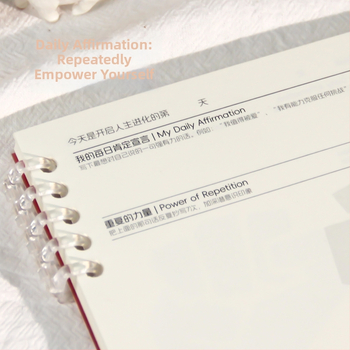 Gao xiaoqi Mindfulness Growth Σημειωματάριο — Με χαλαρή δέση φύλλων, PP κάλυμμα, Dowling χαρτί, 120 g/m², 50–100 σελίδες, Απλός στυλ