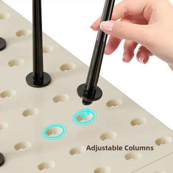 Jiaying Ράφι αποστράγγισης πιάτων με διατρήτο πάνελ, επεκτεινόμενο ράφι, κωδικός Fg-2231-1