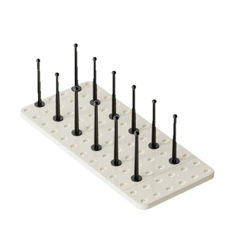 Jiaying Ράφι αποστράγγισης πιάτων με διατρήτο πάνελ, επεκτεινόμενο ράφι, κωδικός Fg-2231-1