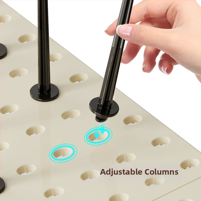 Jiaying Ράφι αποστράγγισης πιάτων με διατρήτο πάνελ, επεκτεινόμενο ράφι, κωδικός Fg-2231-1