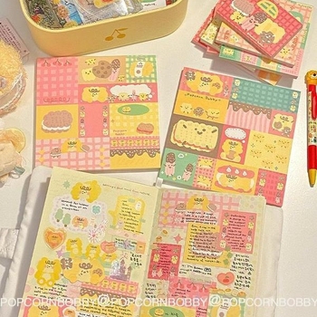 Fried Dog καρτούν χαρτί γραφείου σετ σημειώσεων με σειρά κόλας μπλοκ – Εκτυπωμένο