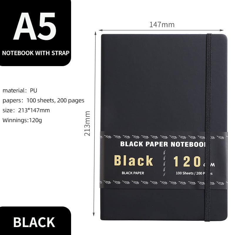 Σημειωματάριο με κάλυμμα από συνθετικό δέρμα, δέσιμο με μεταλλικό σύρμα, χαρτί από δάσος, 200 σελίδες, δημιουργικό στυλ