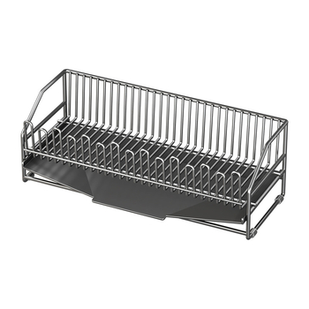 Ολοκληρωμένη ραφιέρα αποστράγγισης πιάτων, από ανθρακούχο χάλυβα, μοντέρνο μινιμαλιστικό στυλ, κυκλοφόρησε το 2025