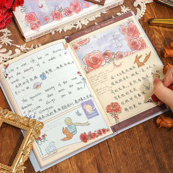 Σημειωματάριο Fangdao Wanderer and Rose Series, δημιουργικά ζωγραφισμένο, εξώφυλλο σκληρό, 80 σελίδες