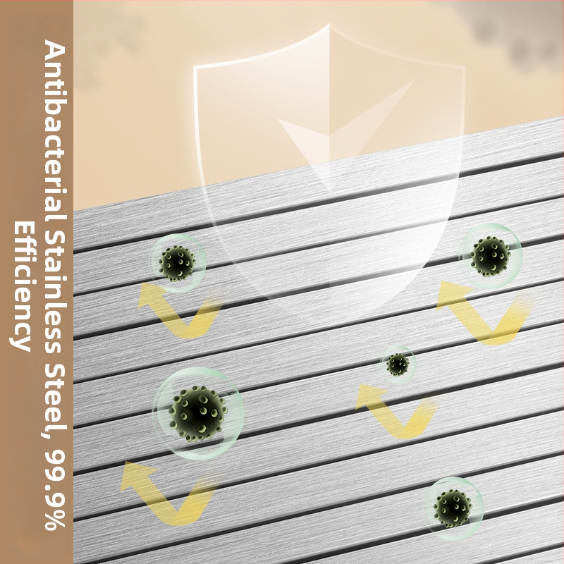 Daschi sklopivi stalak za odvodnju sudopera od nehrđajućeg čelika, s držačem za dasku za rezanje