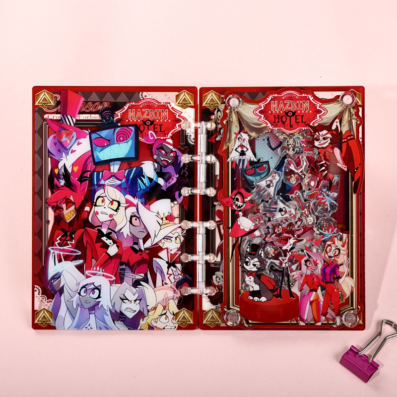 Jurnal cu copertă acrilică, legare cu foi detașabile, hârtie din pulpă de lemn, 40 gsm, 1–50 pagini