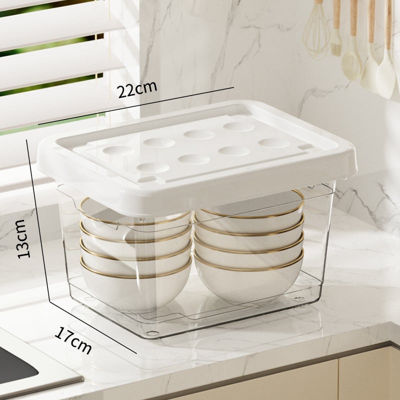 Ράφι πιάτων κουζίνας με προστασία από σκόνη — πολλαπλών χρήσεων, χωρίς εγκατάσταση, υλικό PP, επιτραπέζιο ράφι, μοντέρνο στυλ