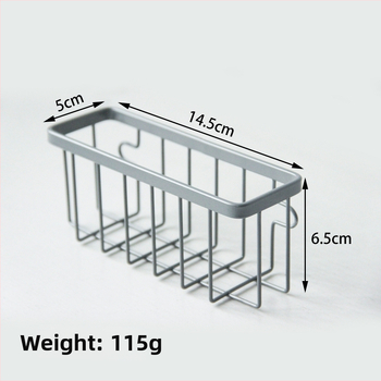 Raft de perete pentru chiuvetă – oțel carbon, multifuncțional, mobil, fără montaj