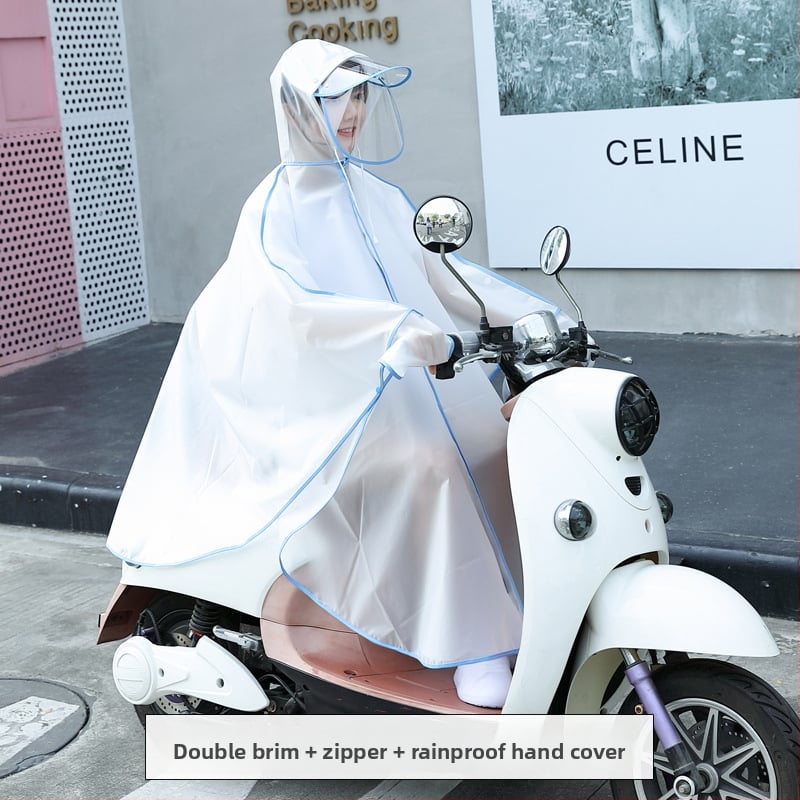 Outdoor Diary EVA διχαλωτό αδιάβροχο Poncho για ενήλικες – κατάλληλο για πεζοπορία και ποδηλασία, με δυνατότητα λογότυπου