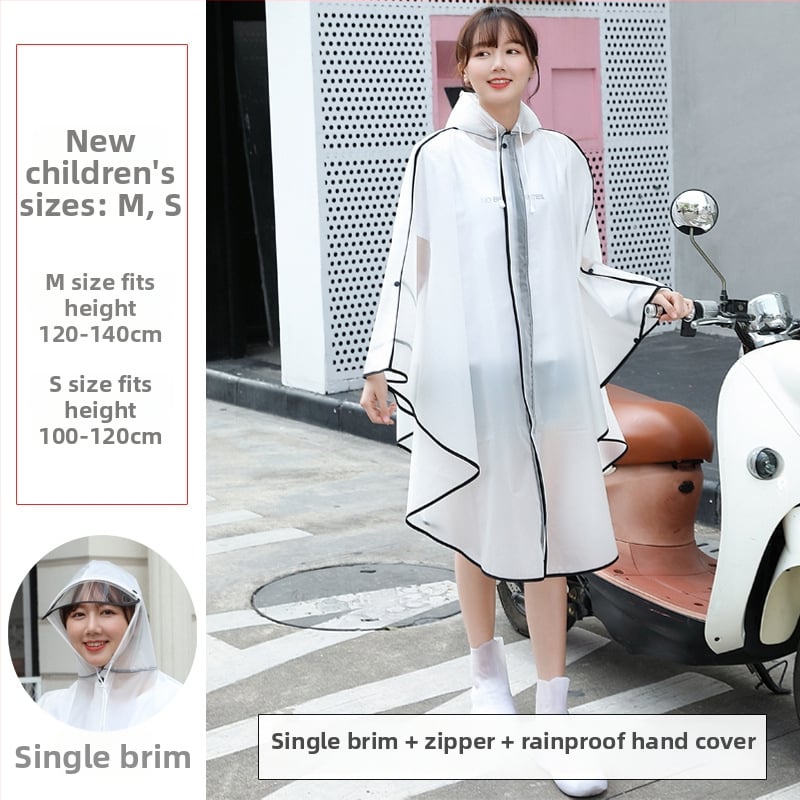 Outdoor Diary EVA διχαλωτό αδιάβροχο Poncho για ενήλικες – κατάλληλο για πεζοπορία και ποδηλασία, με δυνατότητα λογότυπου