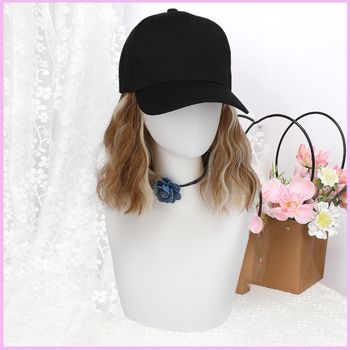 Perucă-șapcă All-in-One pentru femei — bob scurt cu bucle, stil patru anotimpuri, model Xq083, fibră rezistentă la temperaturi, mecanism de fabricație, poate fi vopsită și tratată, aspect natural