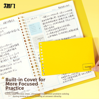 Σημειωματάριο με κόλλα σύνδεσης, 26 οπές, offset χαρτί 80 g/m², 50–100 σελίδες, μοντέλο WN-CTB550