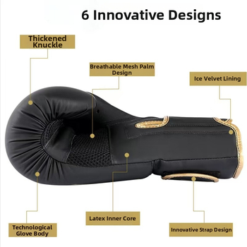 Boxerske rukavice za odrasle i djecu za natjecanje i trening, PU materijal, vertikalni stil, 0,3 kg