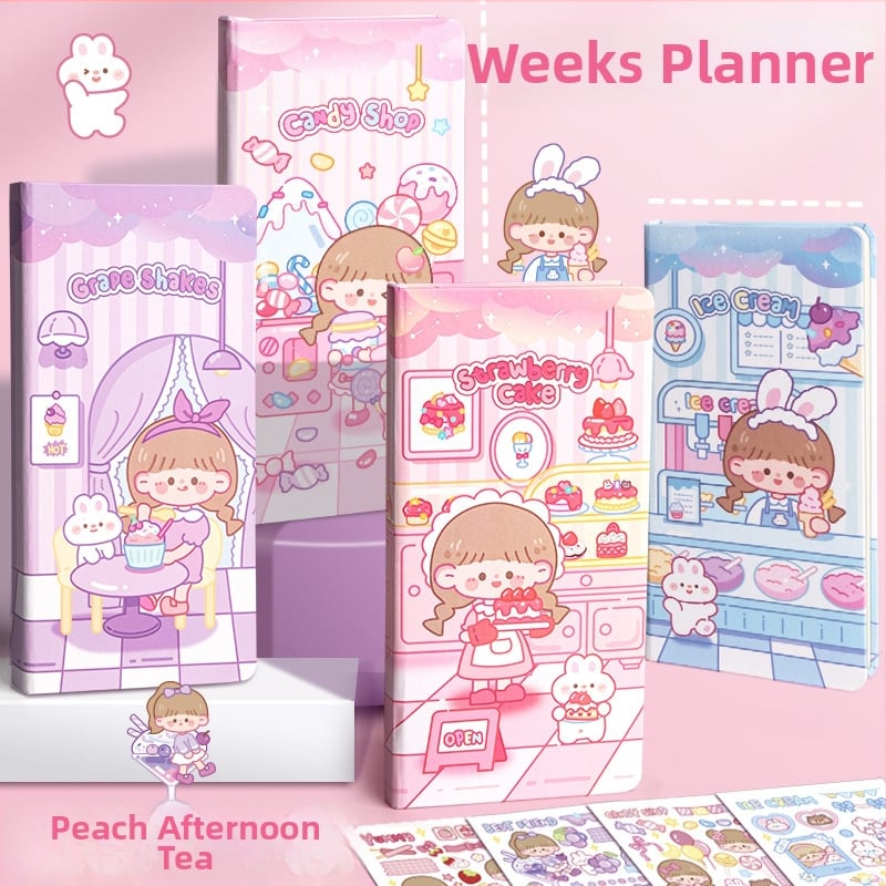 Σημειωματάριο χειρογράφου με τετράγωνες εσωτερικές σελίδες — Kappa bear, ασύρματο δέσιμο, Dowling χαρτί 100 g, στυλ 23169906718