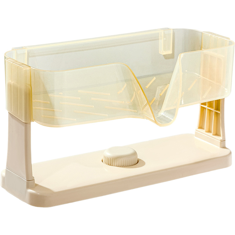 Raft drenaj bucătărie – pentru bureți și cârpe; mobil, fără montaj; ABS, dreptunghiular, pentru blat