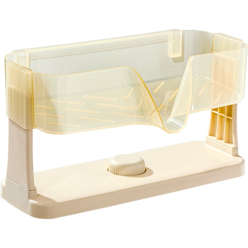 Raft drenaj bucătărie – pentru bureți și cârpe; mobil, fără montaj; ABS, dreptunghiular, pentru blat