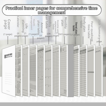 Σημειωματάριο – Ahgu, ραφή με κλωστή, Dowling χαρτί, 80 g (300–400 σελίδες)