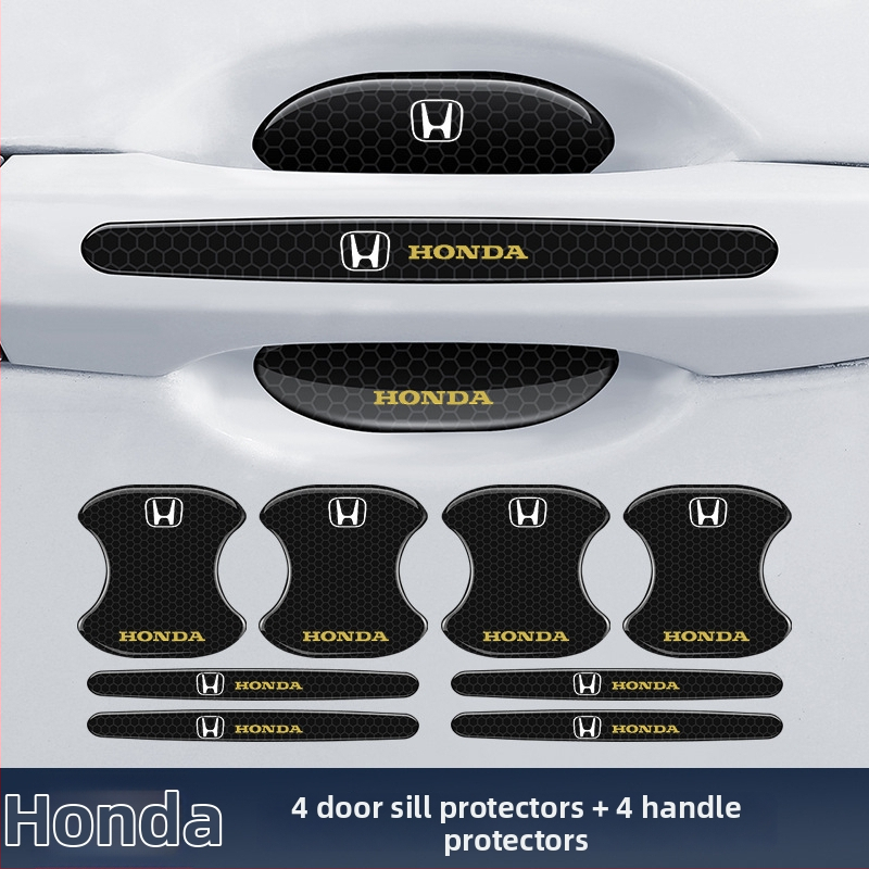 TPE proti kolízii pás pre rukoväť dverí auta s reflexným samolepiacim štítkom — Typ: Proti kolízii pás; Materiál: TPE; Model: Reflective Drop Adhesive Sticker; Použiteľné modely: Všeobecné