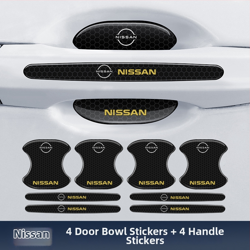 TPE proti kolízii pás pre rukoväť dverí auta s reflexným samolepiacim štítkom — Typ: Proti kolízii pás; Materiál: TPE; Model: Reflective Drop Adhesive Sticker; Použiteľné modely: Všeobecné