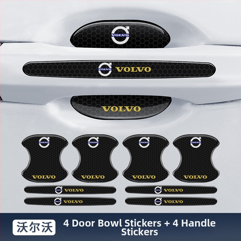 TPE proti kolízii pás pre rukoväť dverí auta s reflexným samolepiacim štítkom — Typ: Proti kolízii pás; Materiál: TPE; Model: Reflective Drop Adhesive Sticker; Použiteľné modely: Všeobecné