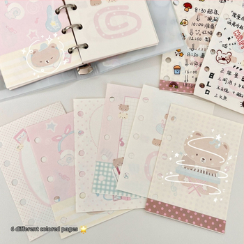 Σημειωματάριο με αποσπώμενα φύλλα, εξώφυλλο PU, Dowling χαρτί 70gsm, 50–100 σελίδες, στυλ καρτούν