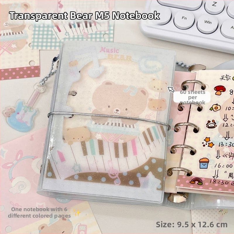 Σημειωματάριο με αποσπώμενα φύλλα, εξώφυλλο PU, Dowling χαρτί 70gsm, 50–100 σελίδες, στυλ καρτούν