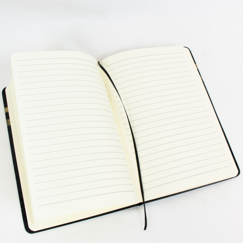 Σημειωματάριο με δερμάτινο εξώφυλλο, σύνδεση με κλωστή και κόλλα, Daolin χαρτί, 80G, 100–200 σελίδες