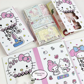 Σημειωματάριο – Καρτούν, Χαριτωμένο; Dowling χαρτί; Χαρτί 100 g; 100–200 σελίδες; ραφή με κλωστή