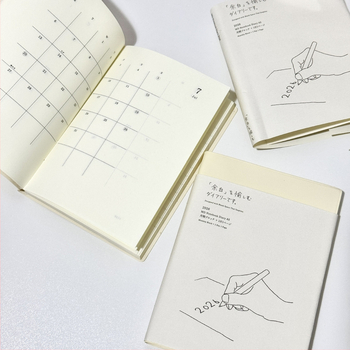 Νέος μινιμαλιστικός σημειωματάριο Milk-Brick, Κορεάτικού στυλ, για μηνιαία και εβδομαδιαία σχέδια