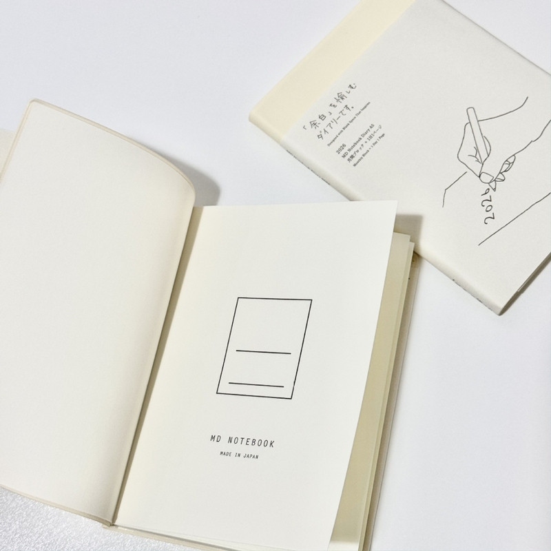 Νέος μινιμαλιστικός σημειωματάριο Milk-Brick, Κορεάτικού στυλ, για μηνιαία και εβδομαδιαία σχέδια