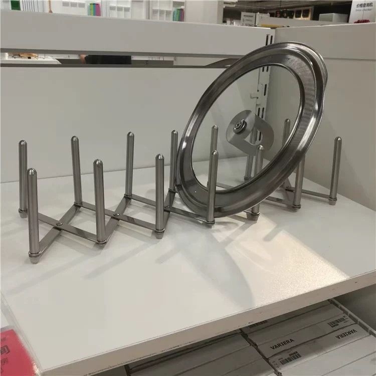 Raft de vase montat pe perete cu drenaj, pliabil, din oțel inoxidabil 304, fără montaj