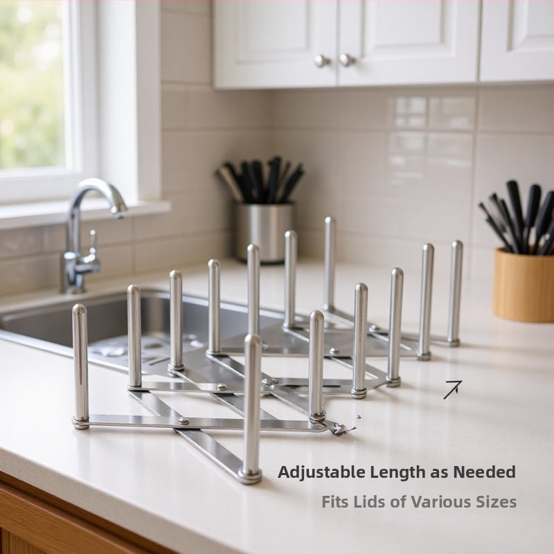 Raft de vase montat pe perete cu drenaj, pliabil, din oțel inoxidabil 304, fără montaj