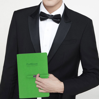 Bilježnica s razveznim listovima, PU korica, Forest papir, 100 g/m², nehrđajući čelični spojni mehanizam