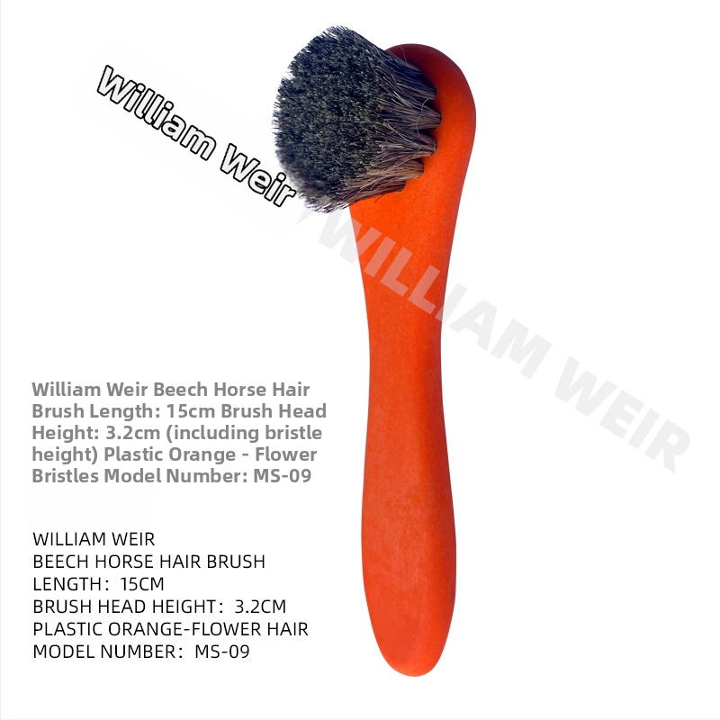 Βούρτσα παπουτσιών από τρίχες αλόγου, μάρκα WILLIAM WEIR/Williamville, για φροντίδα και απολύμανση, διαθεσιμότητα παραμετροποίησης επεξεργασίας, δυνατότητα ιδιωτικής ετικέτας, συσκευασία 100 τεμάχια
