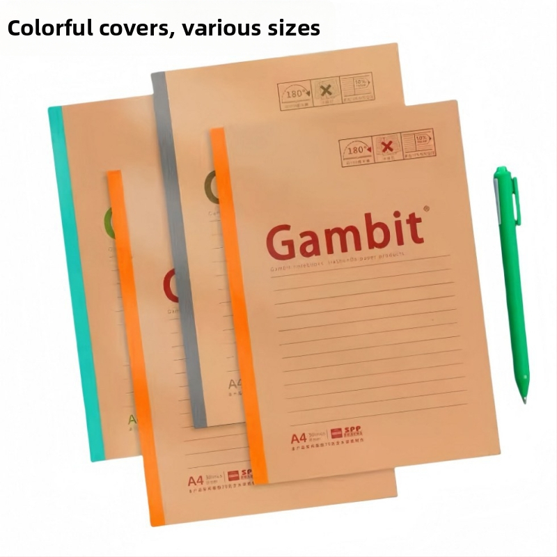 Μπλοκ σημειώσεων γραφείου με ελεύθερη δέση, 50 σελίδες, εξώφυλλο από χαρτί, χαρτί από ακατέργαστη κυτταρίνη ξύλου