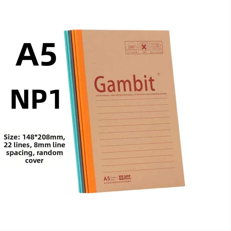 Μπλοκ σημειώσεων γραφείου με ελεύθερη δέση, 50 σελίδες, εξώφυλλο από χαρτί, χαρτί από ακατέργαστη κυτταρίνη ξύλου