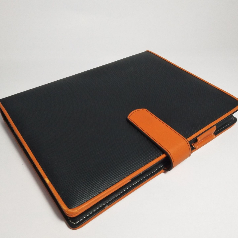 PU kožna bilježnica s labavim vezama i prilagođenim logotipom — Forest papir, 80 g/m², nehrđajući čelik dijelovi, model CD-B1915