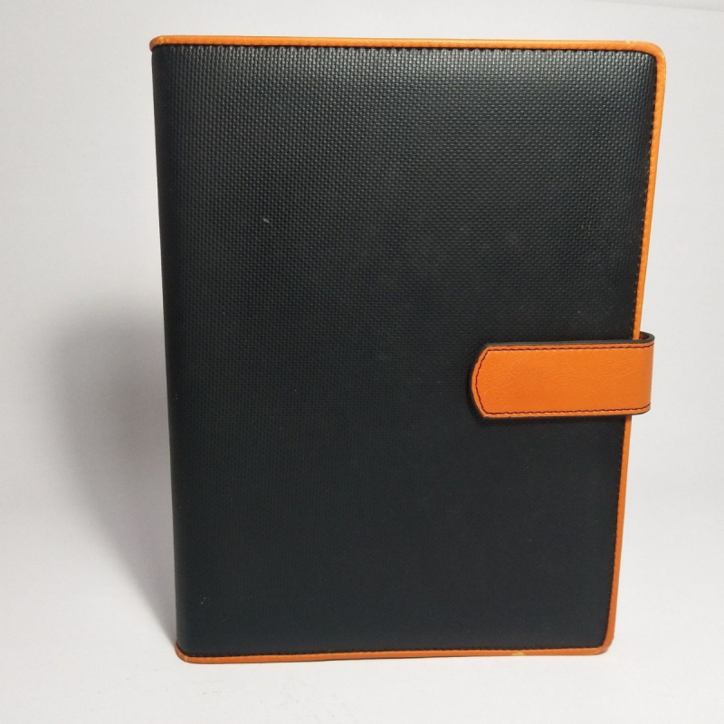 PU kožna bilježnica s labavim vezama i prilagođenim logotipom — Forest papir, 80 g/m², nehrđajući čelik dijelovi, model CD-B1915