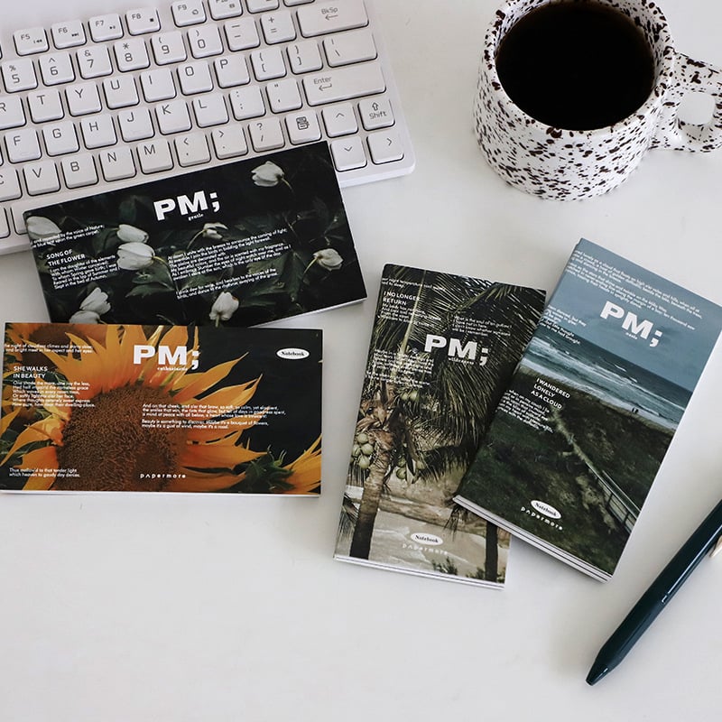 PaperMore Hand Books Σημειωματάριο – Σειρά Ρετρό Νοσταλγία, Δέσιμο με Κόλλα, Κάλυμμα από Χαρτί, Χαρτί Γραφής, 4 Εκδόσεις