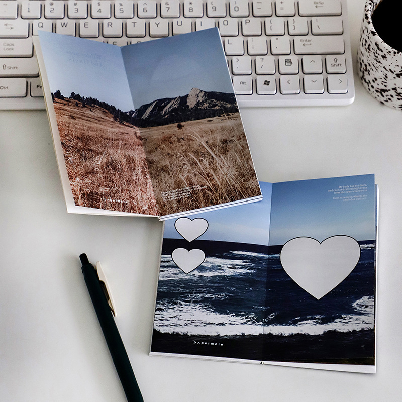 PaperMore Hand Books Σημειωματάριο – Σειρά Ρετρό Νοσταλγία, Δέσιμο με Κόλλα, Κάλυμμα από Χαρτί, Χαρτί Γραφής, 4 Εκδόσεις