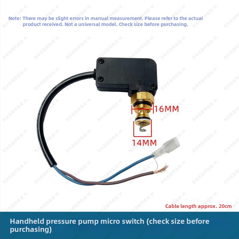 Sada spínačov pre pištolu na vysokotlaké čistenie auta so samostatným vypínačom a skrinkou mikrospínačov