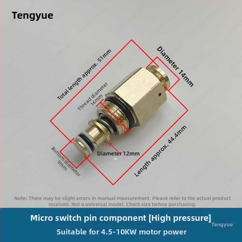 Sada spínačov pre pištolu na vysokotlaké čistenie auta so samostatným vypínačom a skrinkou mikrospínačov