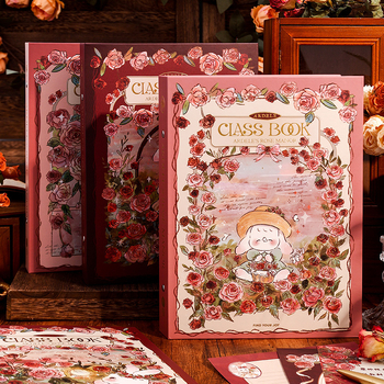 Album sjećanja za razred Fangdao Rose – INS stil, adresar i knjiga gostiju za završetak šestog razreda i srednje škole, gumirani omot, veza, papir