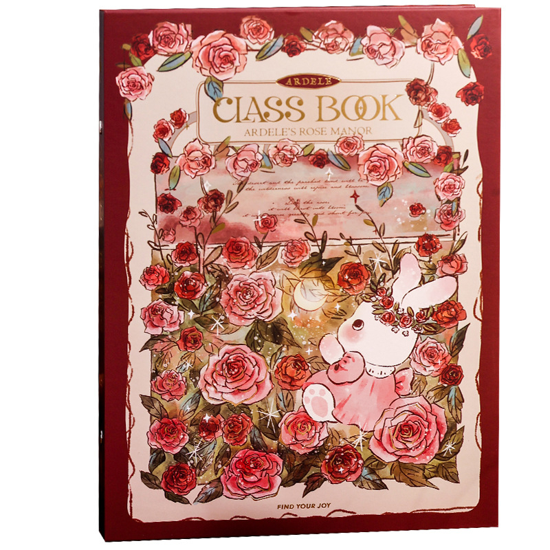 Album sjećanja za razred Fangdao Rose – INS stil, adresar i knjiga gostiju za završetak šestog razreda i srednje škole, gumirani omot, veza, papir