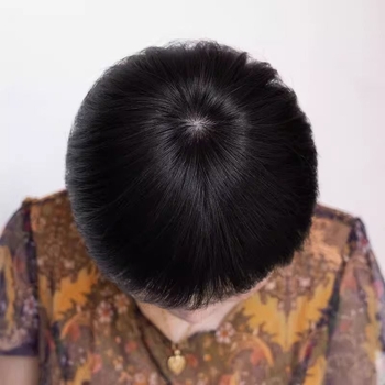 Perika, kratka ravna kosa, vlakna visokotemperaturne svile, potpuno pokrivanje glave, prozračan prirodan izgled