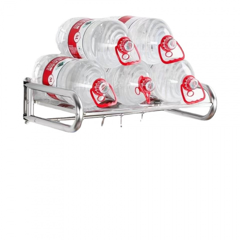 Nástenný stojan na mikrovlnnú rúru KM-20 z nehrdzavejúcej ocele, moderný minimalistický štýl, Gundelai