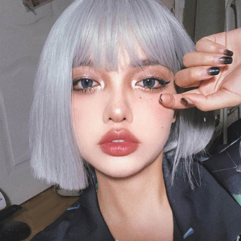 Perucă Princess Lee – păr scurt drept, model 1136, mătase locală