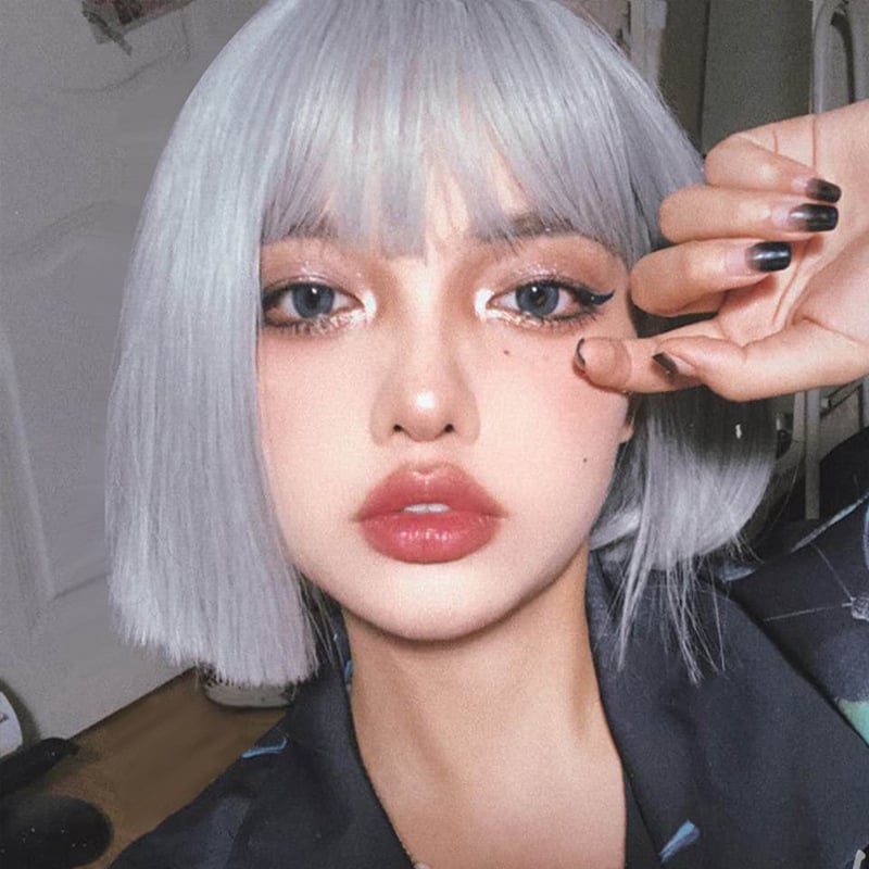 Perucă Princess Lee – păr scurt drept, model 1136, mătase locală